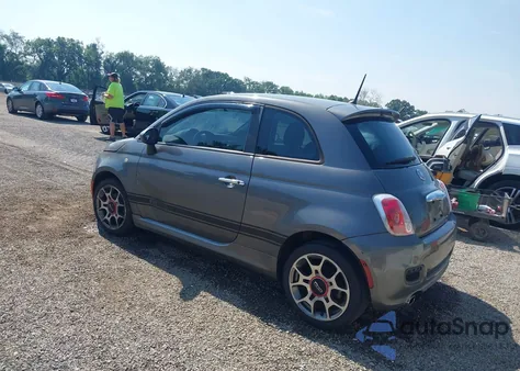2013 Fiat 500 Sport from USA, damaged, VIN 3C3CFFBR2DT580858